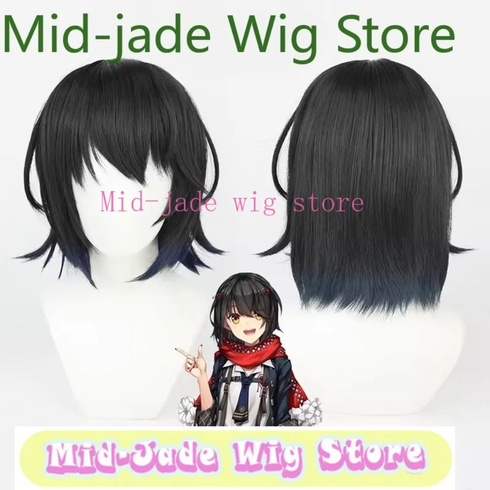 Mid-jade Wig Store Virtual Streamer: Mashiro Meme Cosplay Wig Anime Games Halloween Carnival Party Synthetic Heat Resistant Hair