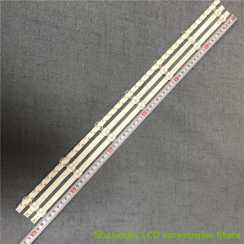 สำหรับ LED32B3060C RH-D32071235-334AS-M 59ซม.7LED 6V 32นิ้วใช้อลูมิเนียม100% ใหม่ LCD TV Backlight บาร์