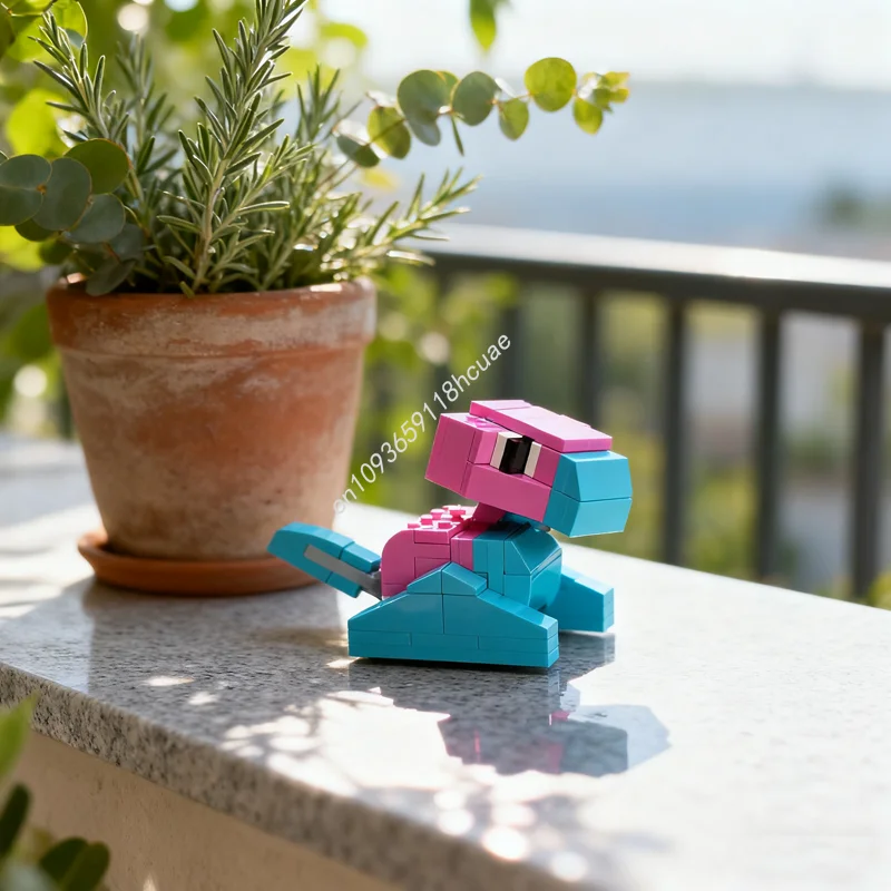 66 قطعة MOC جهاز كمبيوتر شخصي بطة نموذج اللبنات العمارة هدية الكريسماس تجميع لعبة لتقوم بها بنفسك فكرة إبداعية الطوب عيد ميلاد الاطفال