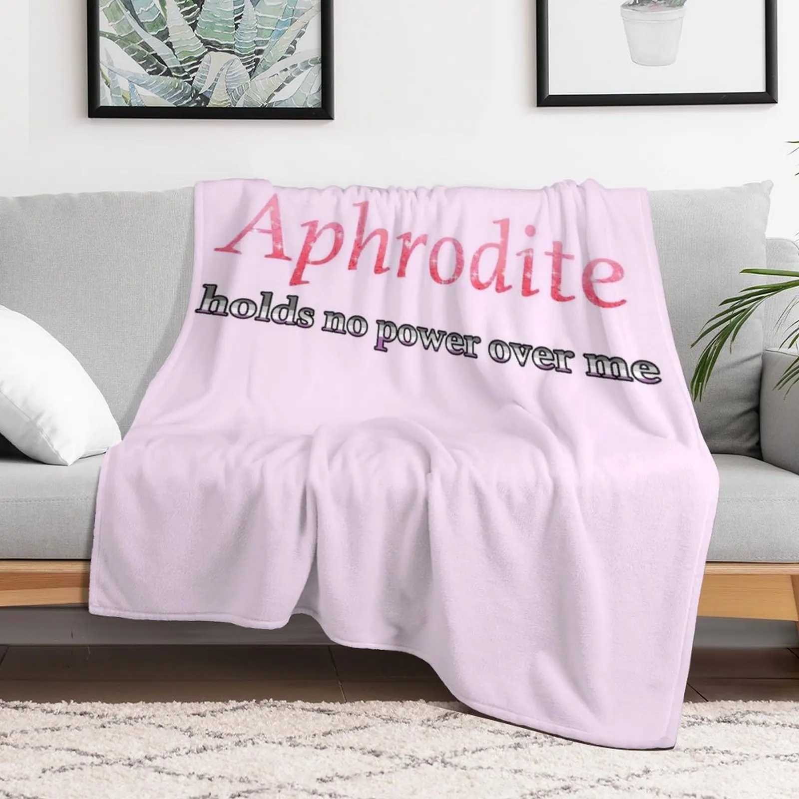 Aphrodite Holds No Power Here (Ace!) Throw Blanket Bed Fashionable Luxury Thicken christmas gifts Sofa Blankets