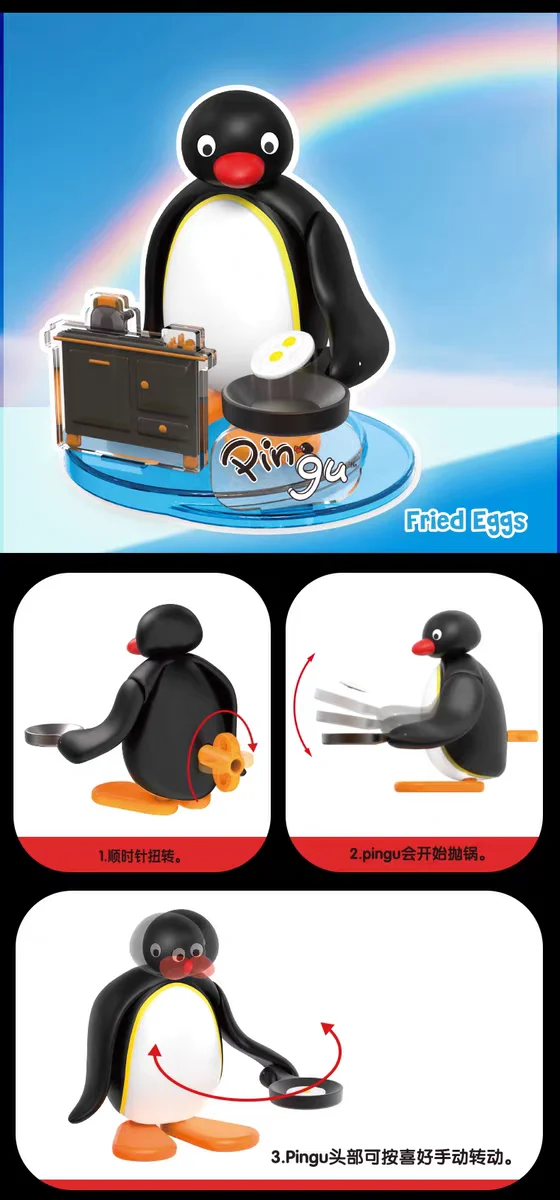 Neue Original Pingu Blind Box Komplette Serie Niedliche Überraschungs-Sammelfiguren Modell Schreibtisch-Dekoration Zubehör Geburtstagsgeschenk – Detail 31