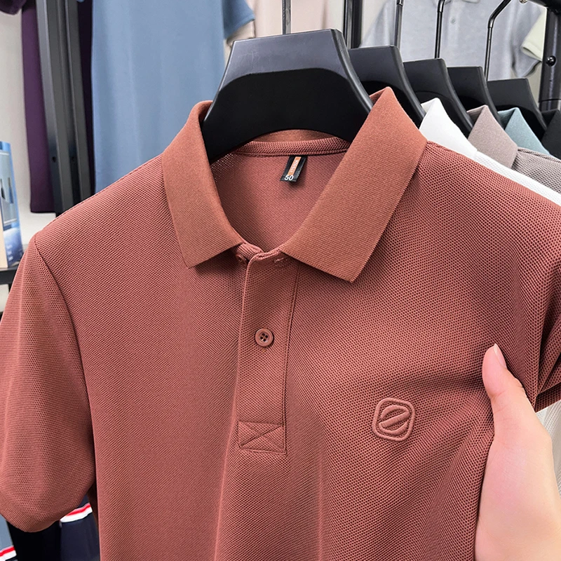 

Luxury Quality Men's Polo Shirt Lapel T-Shirt Summer New High End Embroidery Short Sleeve Fashion Classic Office Casual Menswear