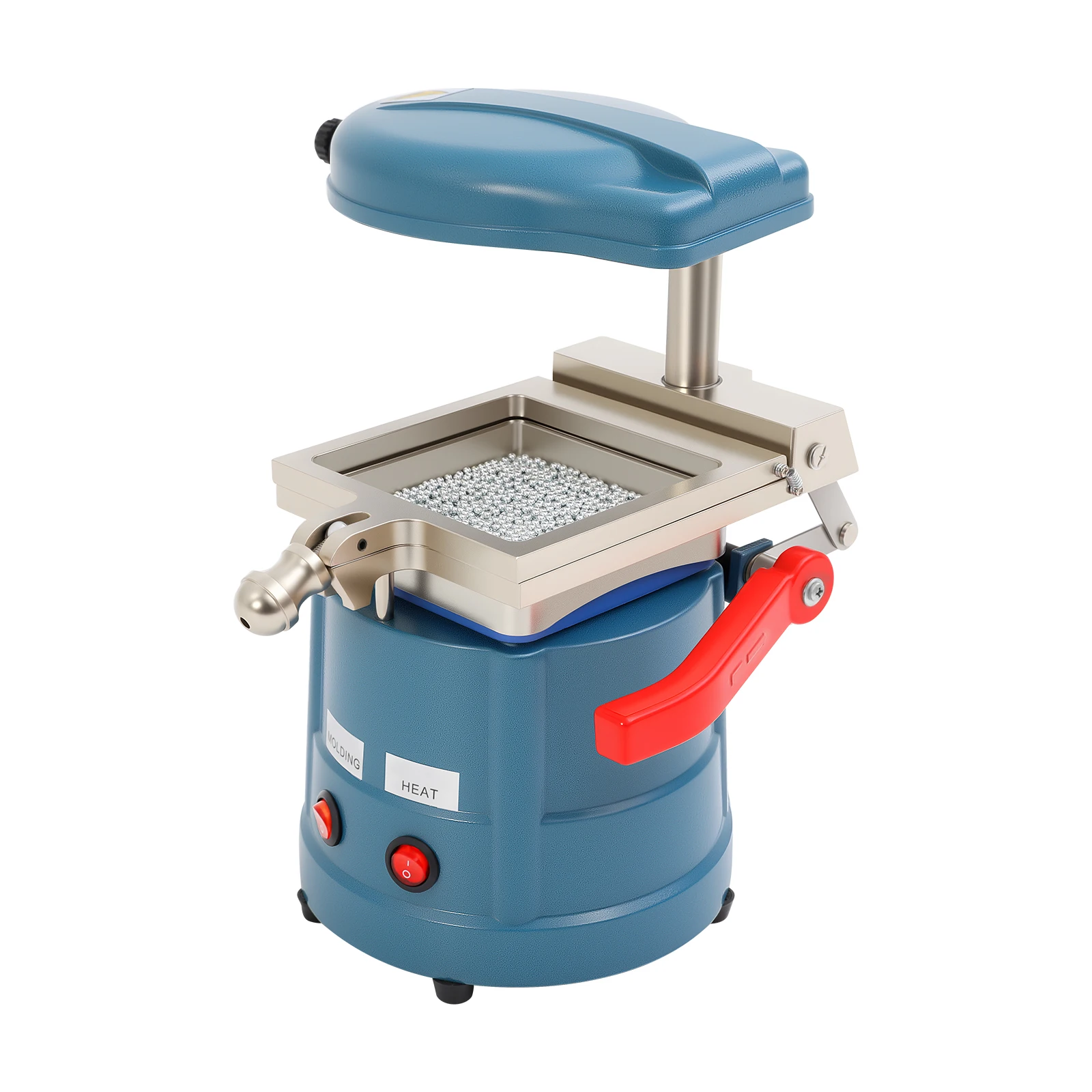Machine de formage sous vide dentaire 1000W – Machine sous vide avec billes en acier, outil de moulage thermique