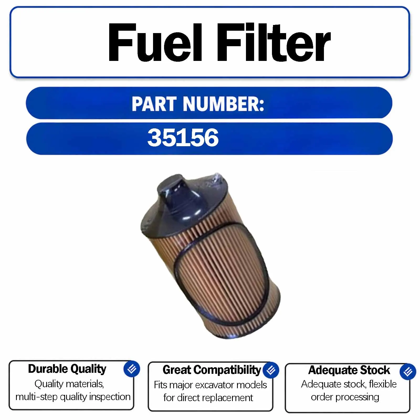 Ölfilter 13055724A für Lonking E6205E Raupenbagger