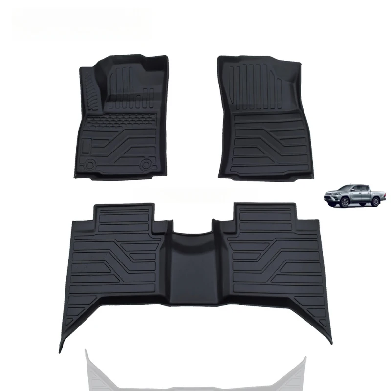 Best Selling High Quality Thickened 3D TPE Car Anti-Slip Fixed Car Interior Protector 2016-