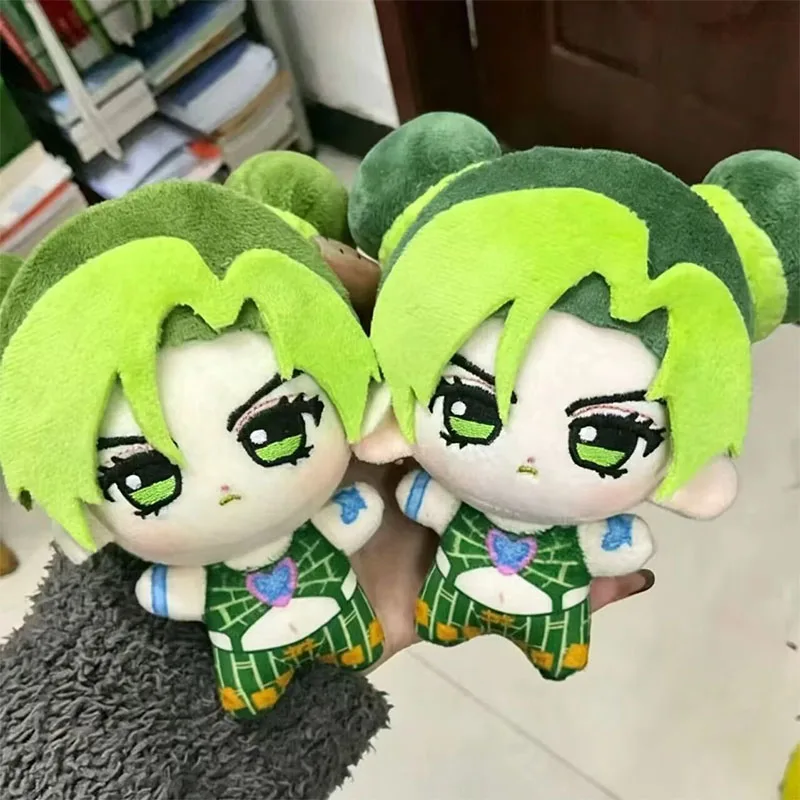 Cotton Jolyne Cujoh Pendant Plush Doll 10cm Anime Jojos Cujoh Jolyne Stuffed Toy Printed Plusie Dolls Present Collect XMAS Gift