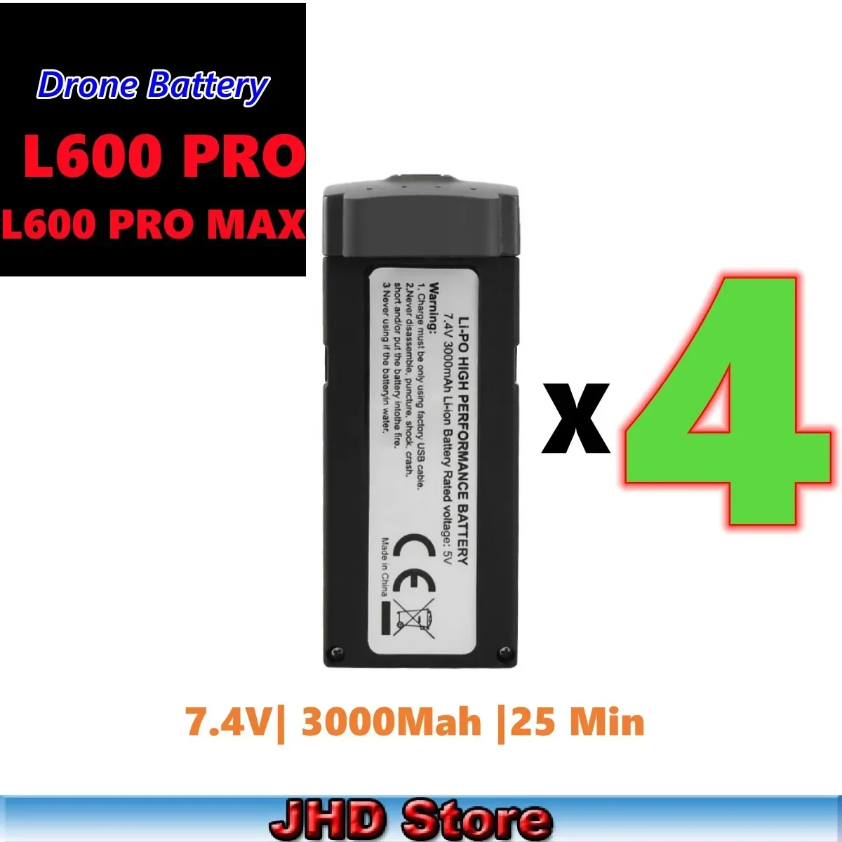 JHD-Batterie/hélice pour importateur Lfemale PRO d'origine CircZRC L600PRO, vente en gros