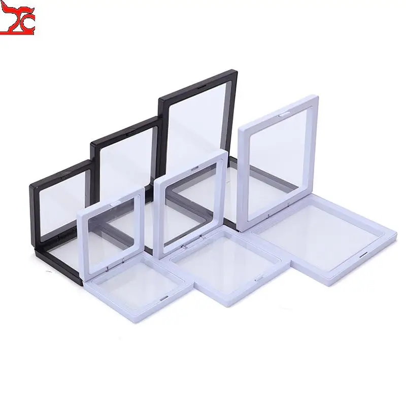 10Pcs 3D Floating Picture Frame Shadow Box Jewelry Display Stand Ring Pendant Holder Protect Jewellery Stone Presentation Case - Image 6