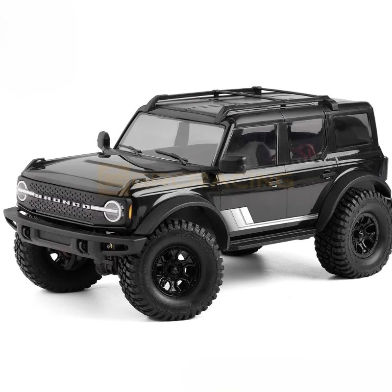 Shell Side Skirt Decorative Lens Mirror Stainless Steel Shell Metal Crash Plate Type  For 1/18 Trxs Trx-4m Bronco Trx4m