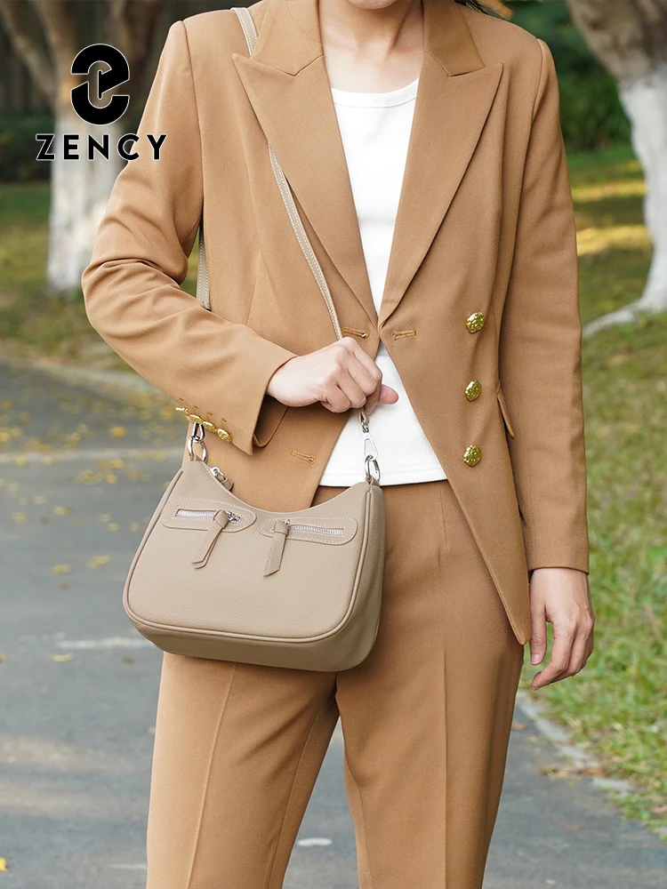 

Маленькая сумка через плечо Zency 100 из натуральной кожи для весны и лета, дизайнерская сумка для женщин Sac De Luxe Femme