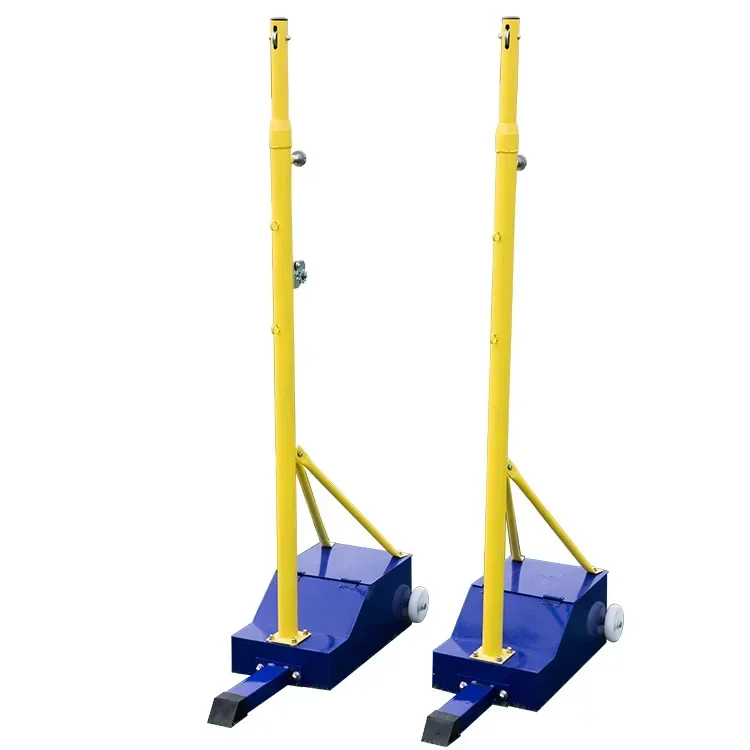 

Прямая продажа с фабрики, регулируемая высота 1,55–2,1 м, многофункциональная волейбольная штанга для бадминтона, подвижная стойка для бадминтона/стойка/полюс