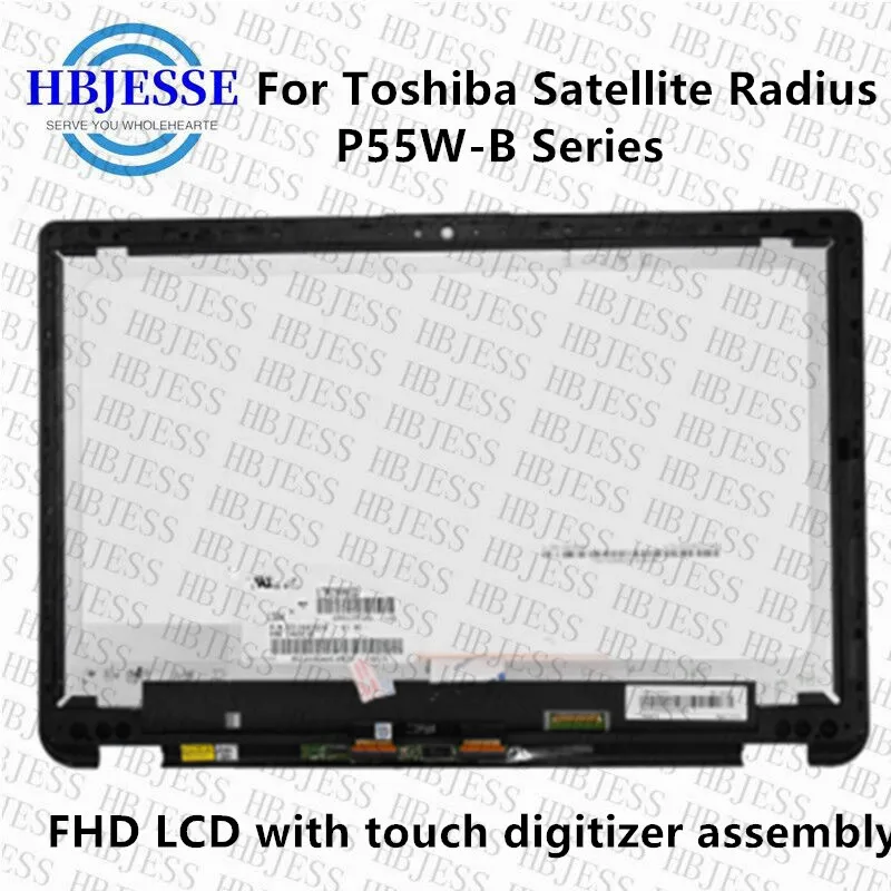 

Original A+ IPS Panel LCD Screen Display Touch Glass Digitizer Assembly For Toshiba Satellite Radius P55W-B Series P55W-B5224