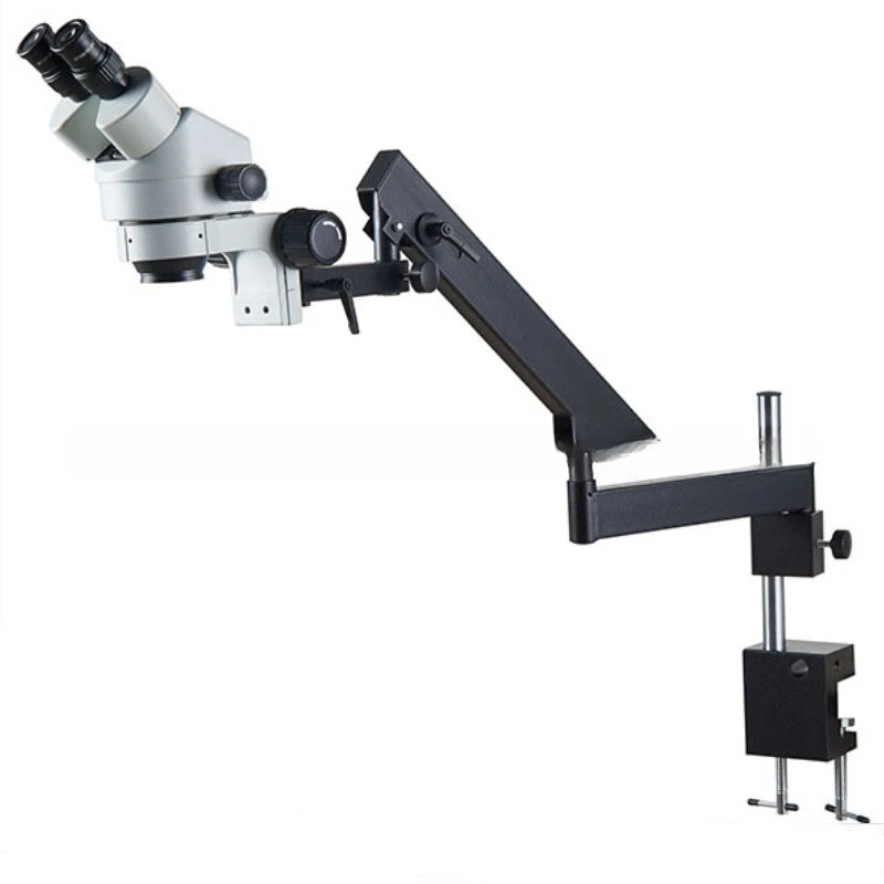 Adjustable 7X-45X Zoom Microscope with Stand for Jewelry Tools & Precision Parts