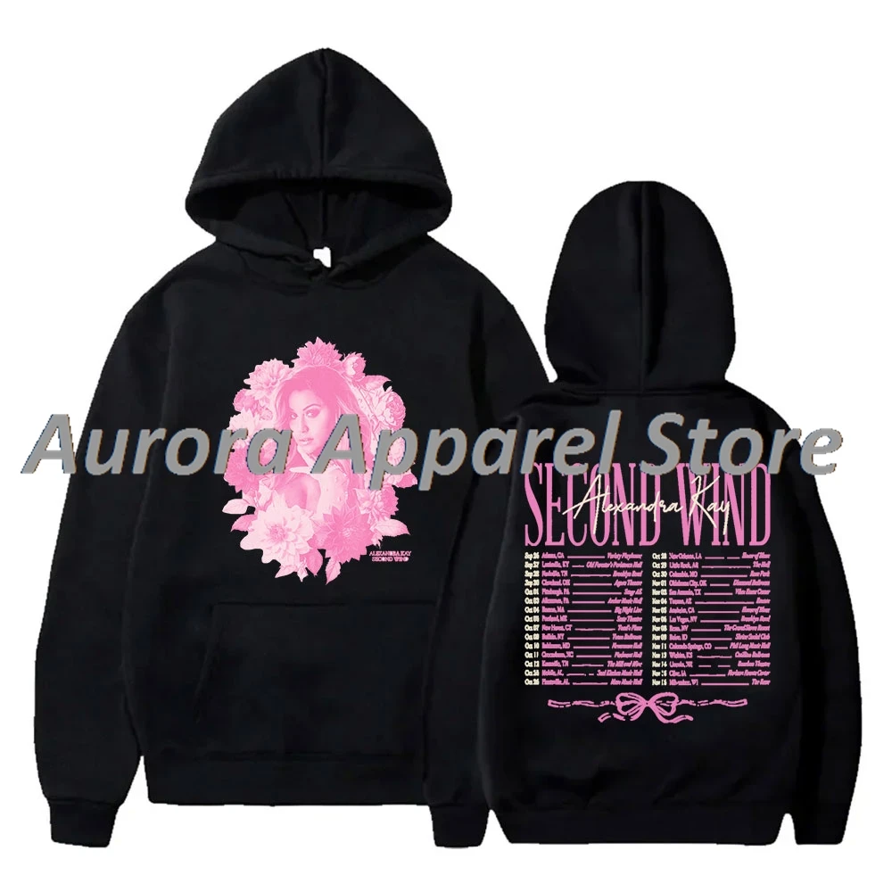Alexandra Kay Second Wind Tour Merch sudaderas con capucha Cosplay mujeres hombres moda sudaderas de manga larga