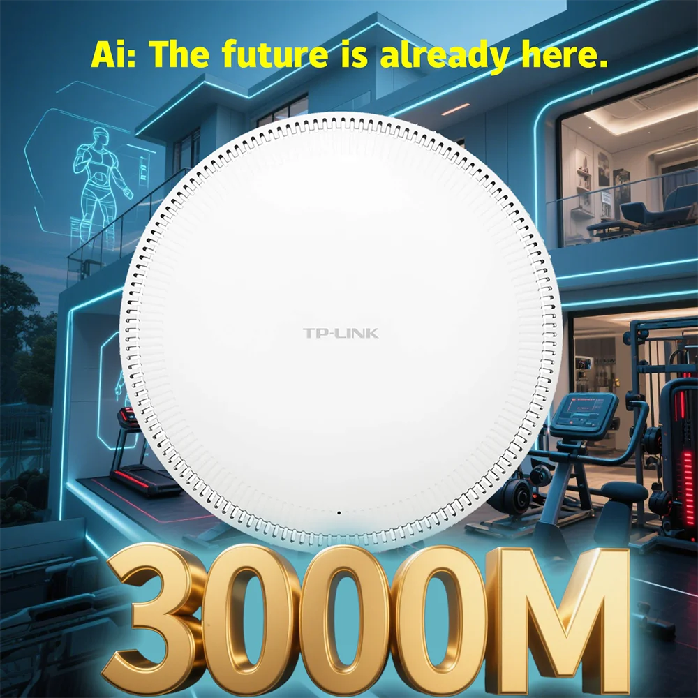 New TP-Link 3000M Wi-Fi6 Celling AP 802.11AX WiFi6 Wireless Indoor PoE AP 2.4GHz & 5GHz High-Power wifi hotspot