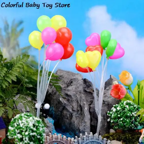 1Pcs Ornament Mini Balloon Plant Fairy Dollhouse Garden Miniature Figurine Decor High Quality And Inexpensive