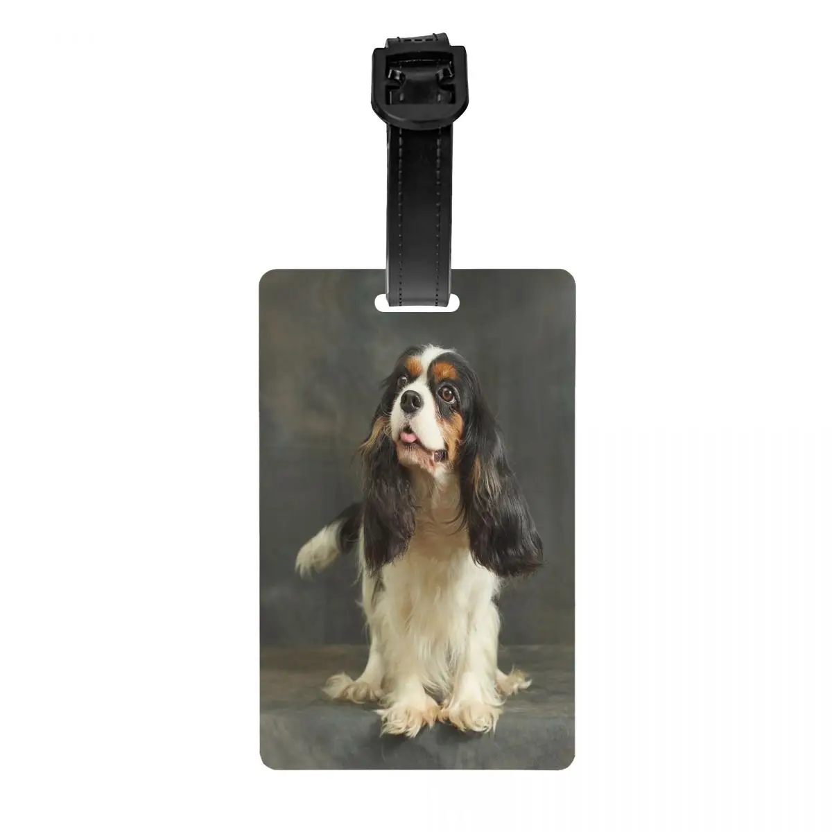 Cavalier King Charles Spaniel Luggage Tags for Suitcases Funny Dog Animal Baggage Tags Privacy Cover Name ID Card