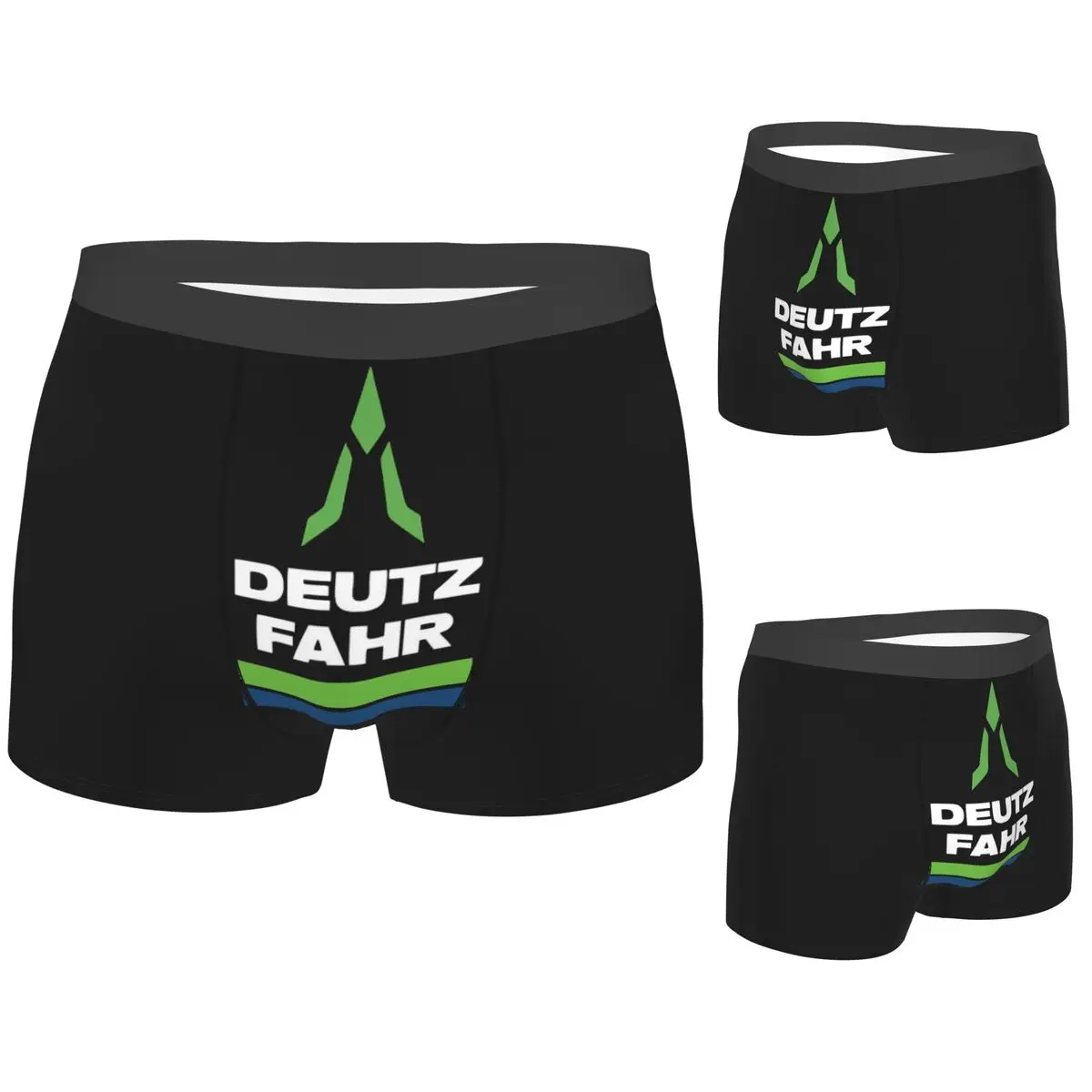 

Boxer Underpants Shorts Best Seller Deutz Fahr Logo Merchandise Essential Panties Male Soft Underwear for Homme Man Boyfriend