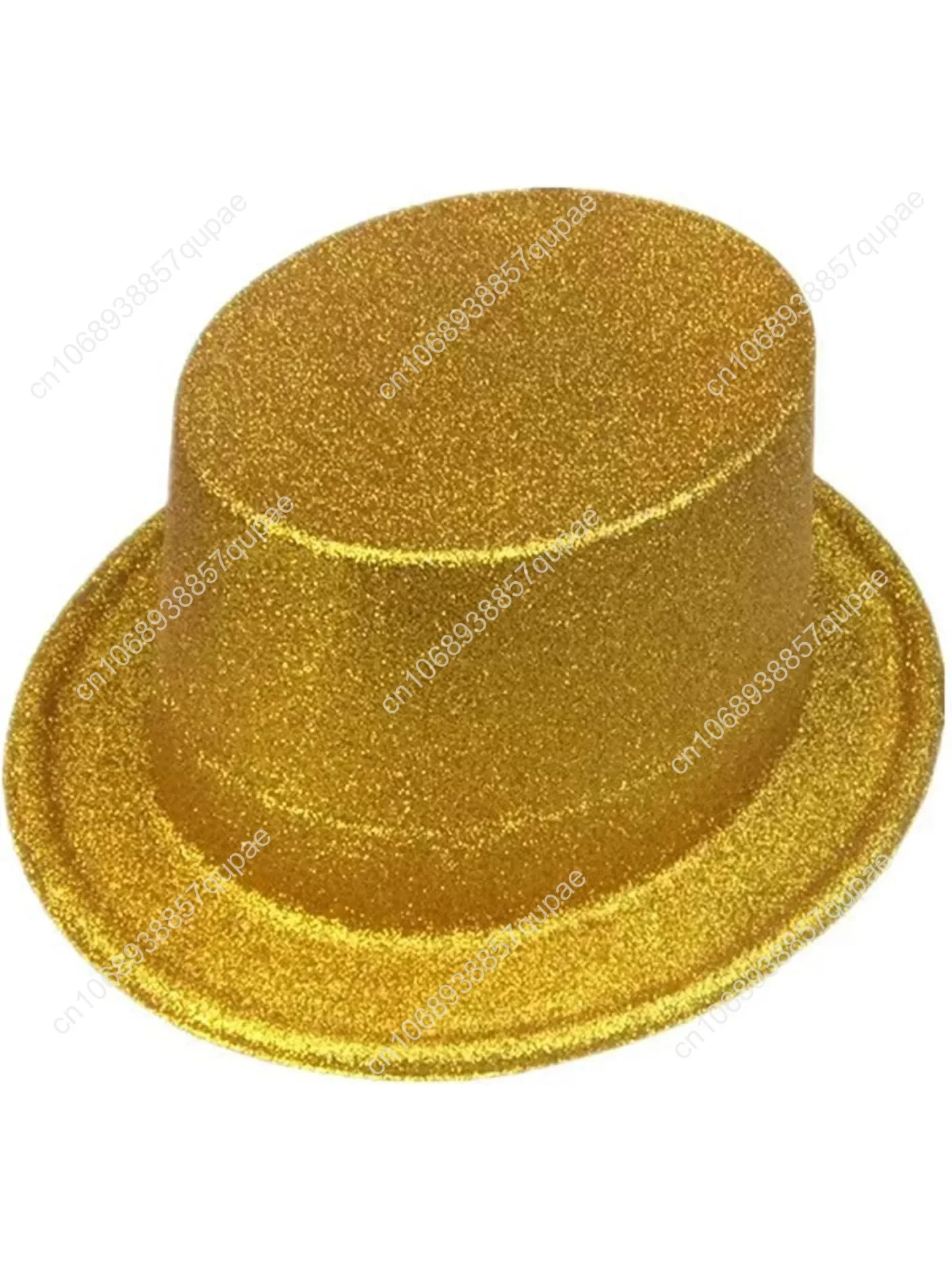 

Novelty Glittering Fedora Hat Sparkling Powder Flat Top Hat Cowboy Cap Fancy Dress Costume Accessories Glitter Hat