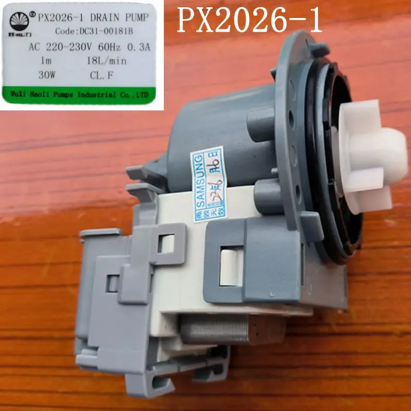 for Samsung washing machine drainage motor drainage pump PX2026-1 DC31-00181B AC220-230V 60Hz 0.3A 30W parts