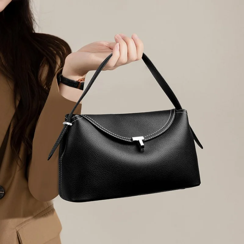 

Classic Elegant Leather Crossbody Bag For Women Shoulder Handbag By Luxury Brand Famous Designer Popular