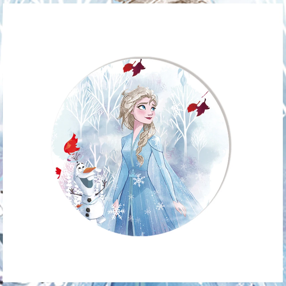 Frozen Anna Elsa Princess Birthday Party Decorations Kids Disposable Tableware Cup Plate Napkin Straw Baby Shower Supplies Event