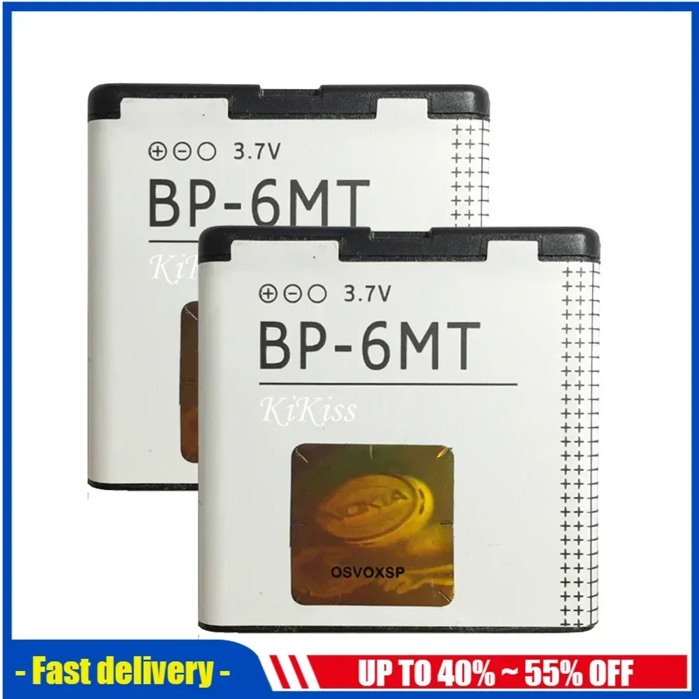 Bateria BP-6MT 1050mAh Mobile Phone Batteries For Nokia N81 N82 N81-8G E51 E51i 6720 6720C BP 6MT Portable Cell Phone Battery