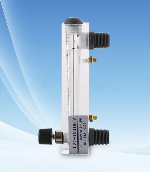 

LZT-1001M-V panel type valved flowmeter 0.1-1GPM/0.5-4LPM