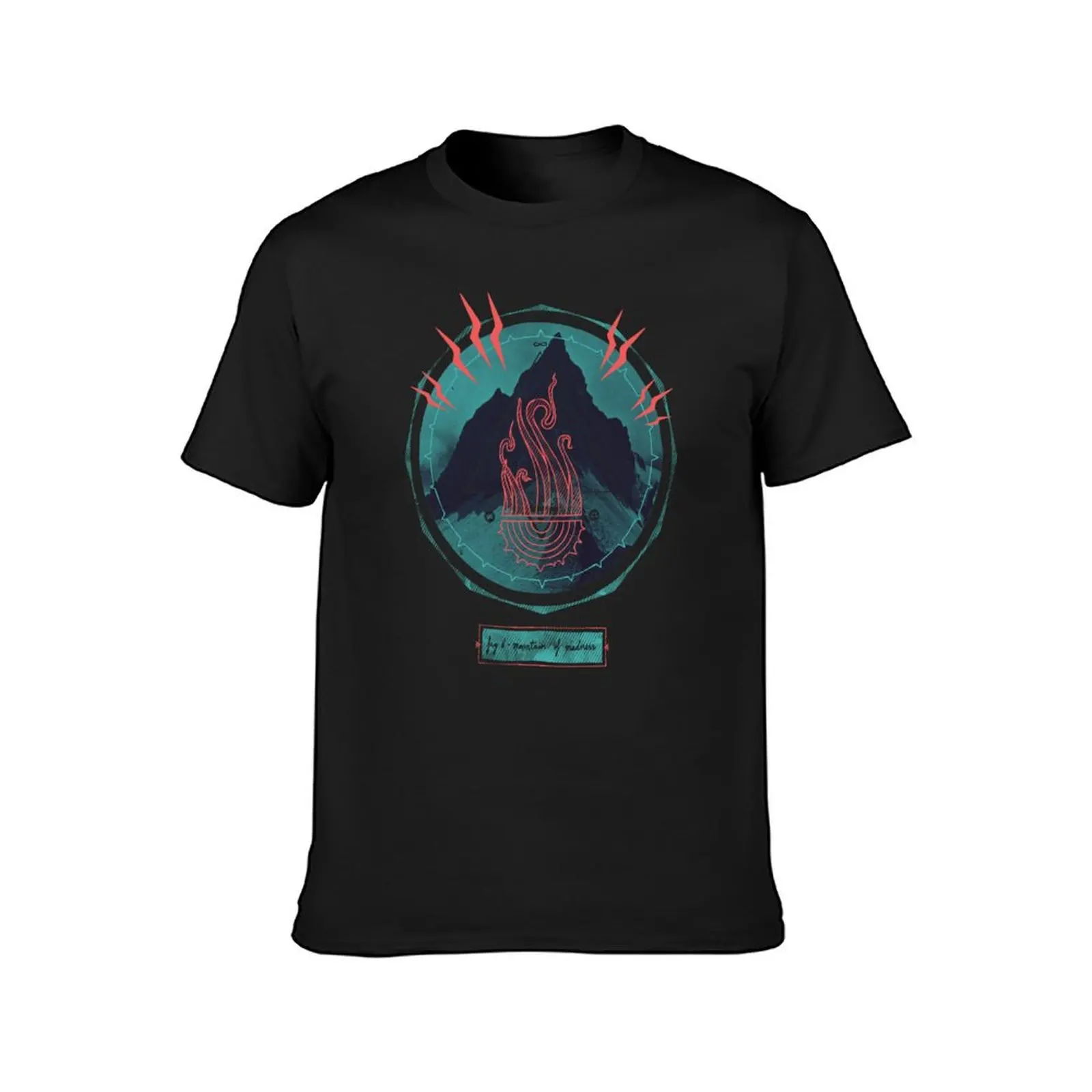 เสื้อยืด Mountain of MADNESS เสื้อผ้าฮิปปี้น้ำหนักหนัก MODE Korea แห้งเร็วสำหรับผู้ชาย