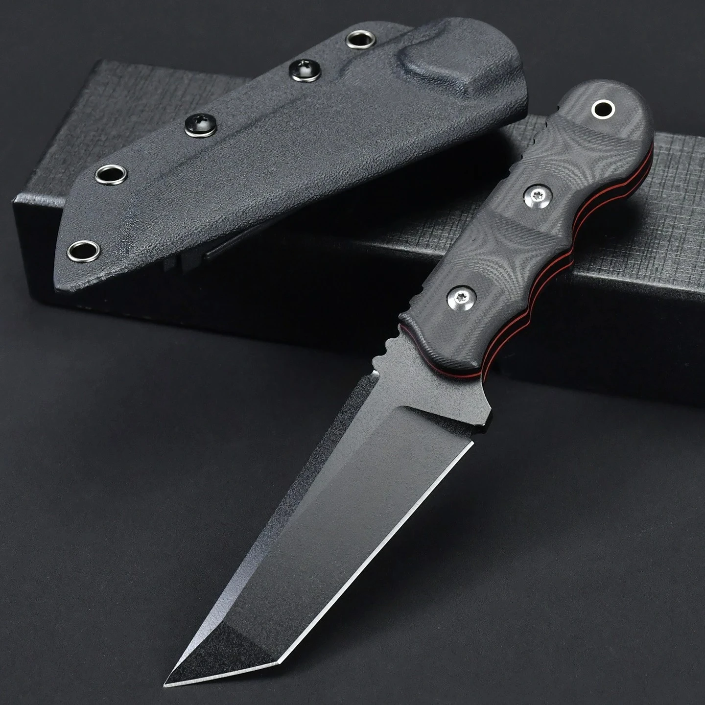 固定刃ナイフ-アウトドア-レジャー-登山-狩猟-釣り-ポータブル-個人安全保護-必須装備ツール