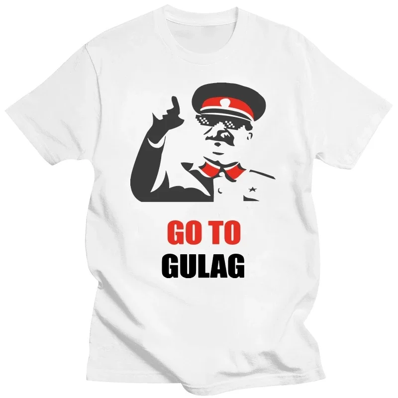 Stalin Go To Gulag Standard Unisex T-Shirt Exquisite cotton men t-shirts oversized t shirt men clothing harajuku