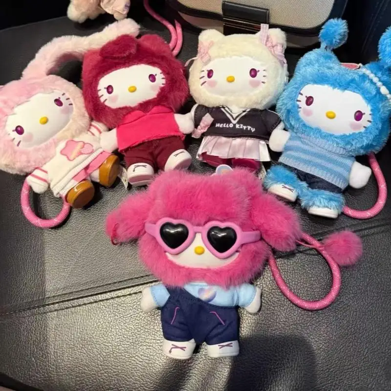 

Authentic MINISO MINISO Hello Kitty Popstar Series Vinyl Blind Box Trendy Play Decorative Pendant Surprise Gift