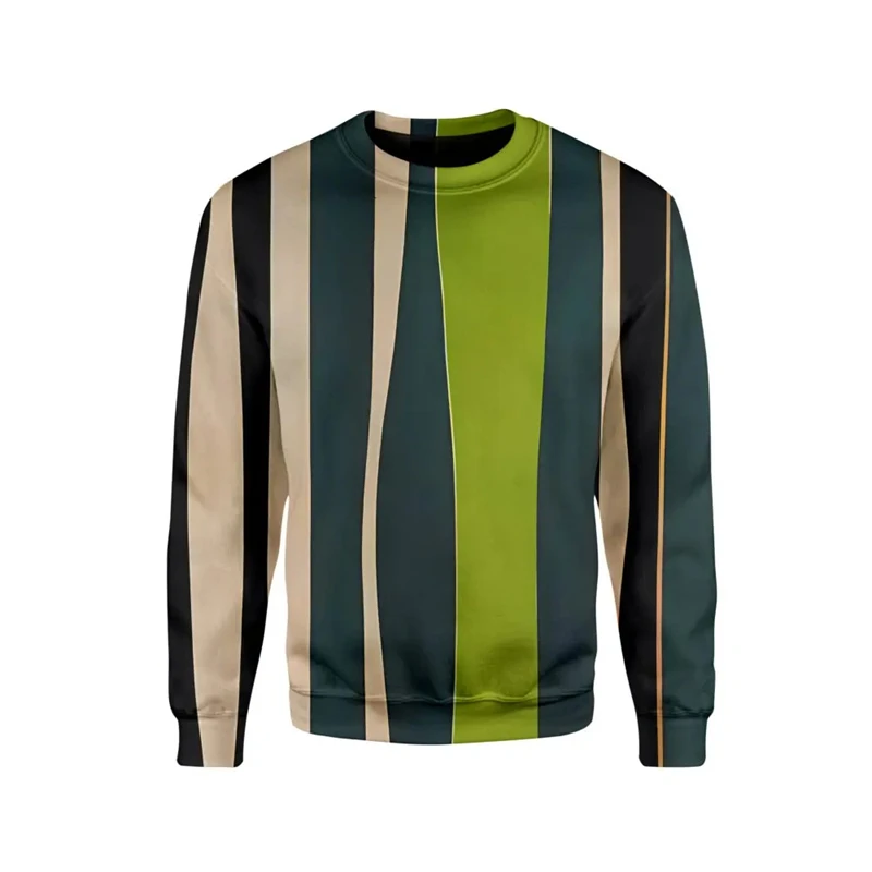 Colorful Geometric Pattern Sweatshirt Men Kids 3d Print Long Sleeve Harajuku Y2k Tops Oversize O-Neck Pullover Casual Men Hoodie — zdjęcie 5
