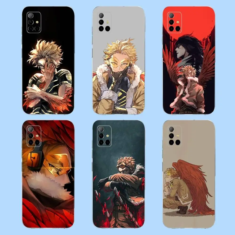 

H-Hawks BNHA M-MHA Phone Case For Samsung S30,23,21,22,20 FE lite,S10,9,PIus Note20ultra Soft Transparent