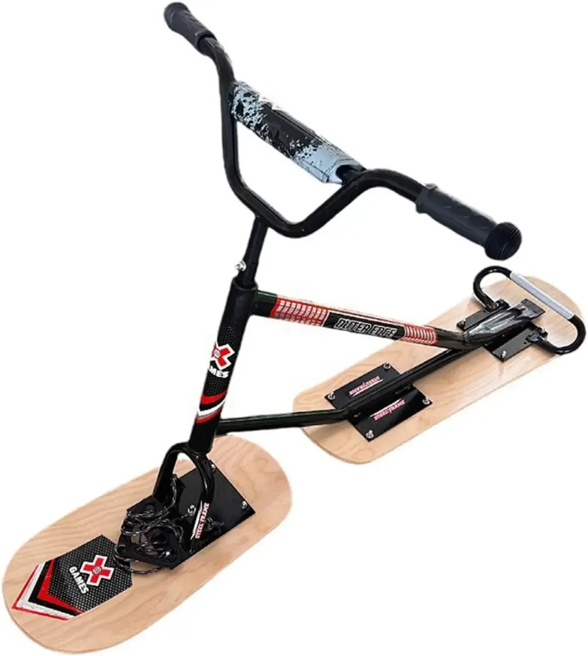 

2026Zxpjkyu Lightweight Plastic Ski Board Snowboard Entry Level Winter Sports Equipment For Kids Adults For Outdoor Snowboarding