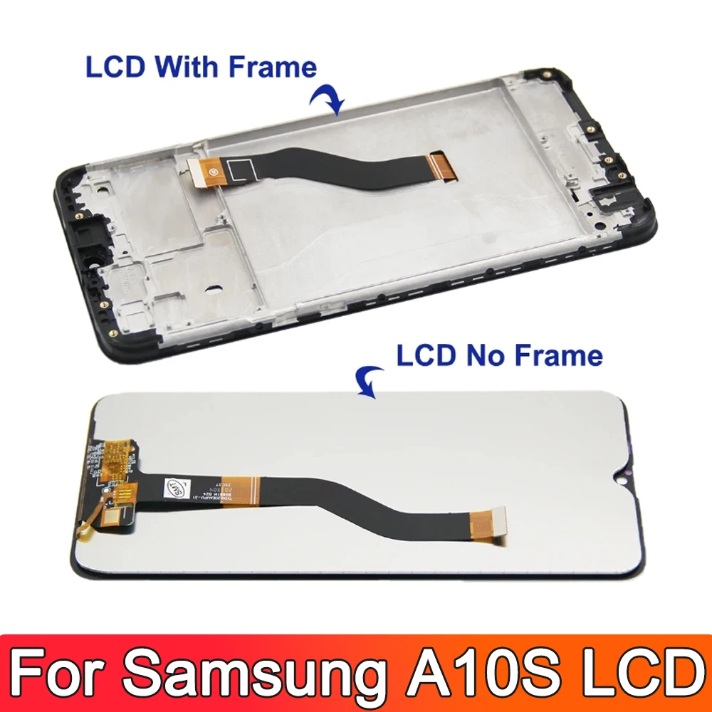 A10S A107 A107F A107F/DS Screen Assembly for Samsung Galaxy A10S LCD Display Digitial Touch Screen With Frame Replacement