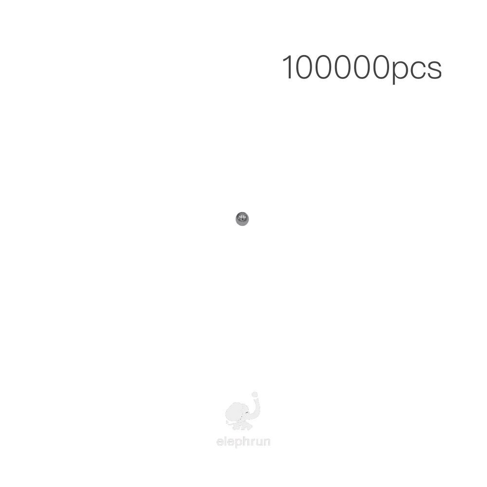 Billes de roulement en acier inoxydable AISI 0.5 G25, 100000mm, 304 pièces (AISI304)