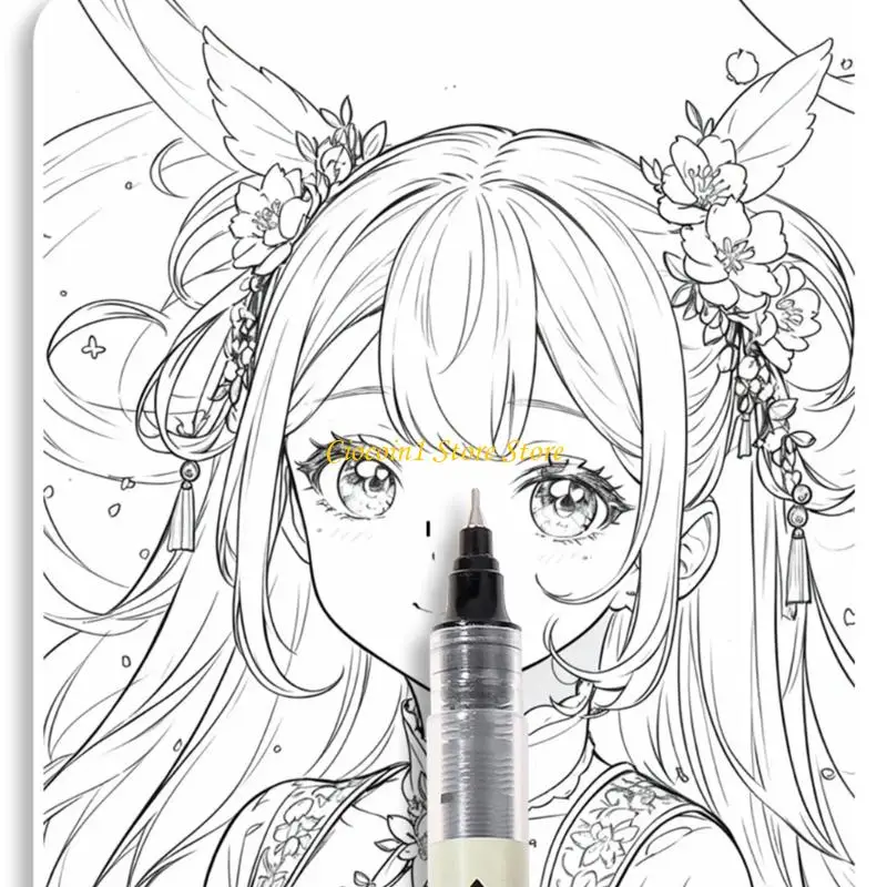 A3PC 3/4/5/6/7/8 pezzi Set penne da disegno impermeabili per schizzi fumetti