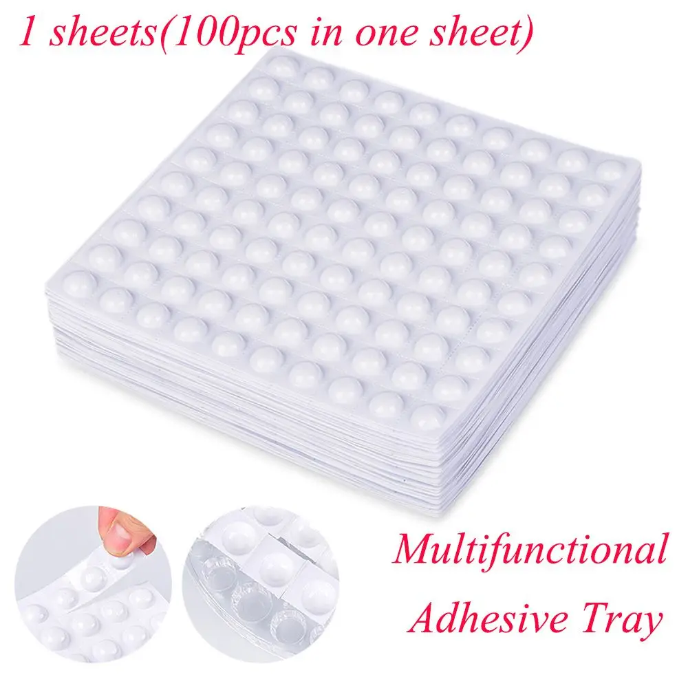 Disposable Useful Tear-off Nail Glue Holder Extension Glue Holder Pigment Cup Adhesive Tray Tattoo Ink Palette