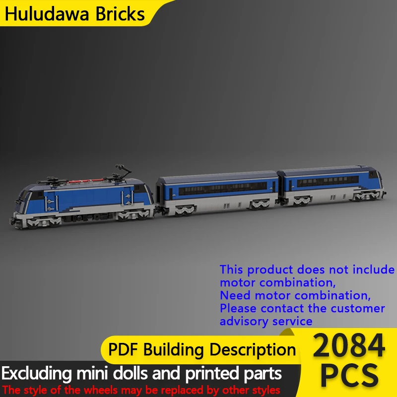 

Модель городской автомобиль MOC, строительные кирпичи, высокоскоростной пассажирский поезд, модульная технология, детские праздничные подарки, сборка игрушек, костюм