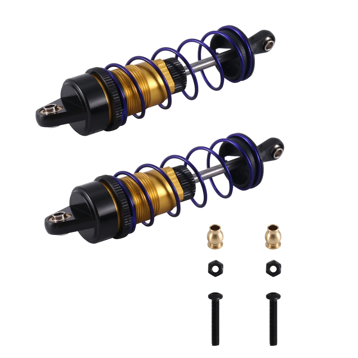 Lo-ok Oil Adjustable 85mm Metal Damper for 1/10 RC Truck Short Course Car Parts,3 view 3