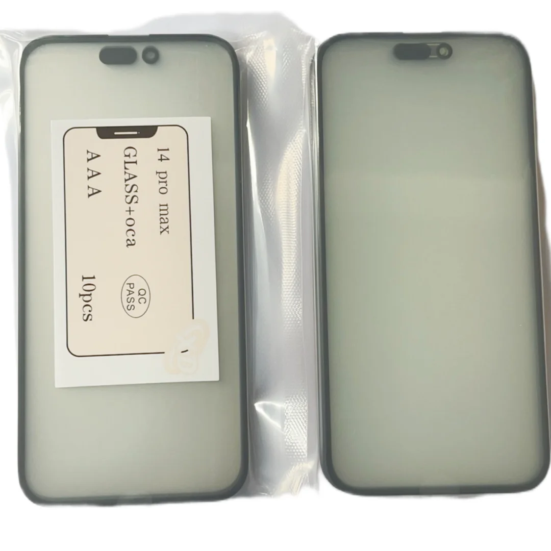 10 SZT. Szkło zewnętrzne z klejem OCA do iPhone 18 Pro, 18 Pro Max, 14, 15, 16 Pro Plus, 13, 12, 11 Pro Max, Mini, wymiana ekranu dotykowego i obiektywu — zdjęcie produktu 3