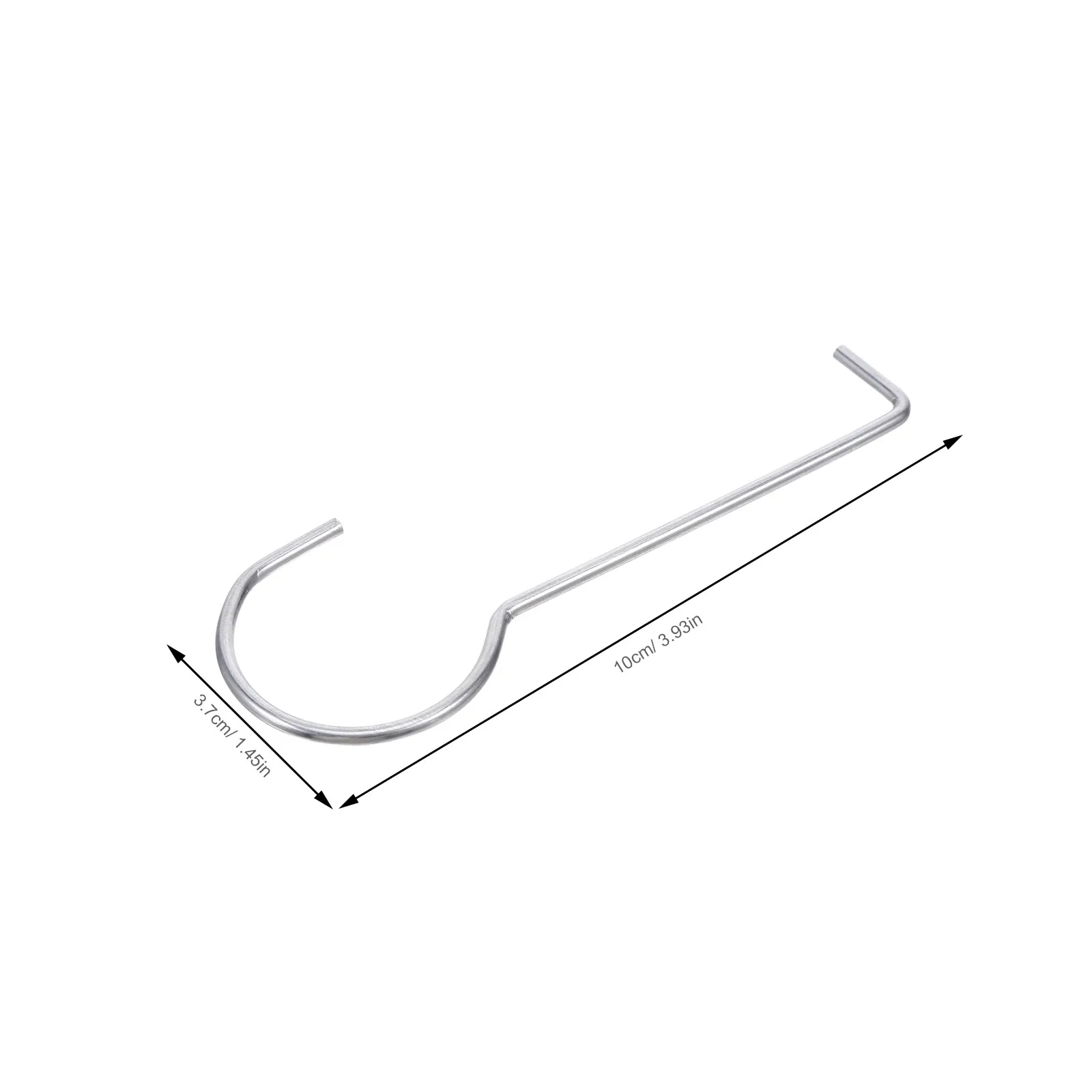 10Pcs Drain Grate Lifting Hooks Stainless Steel Floor Shower Drain Puller Key Remover Tool Unclogging Hair Debris Cleaning Hooks view 5