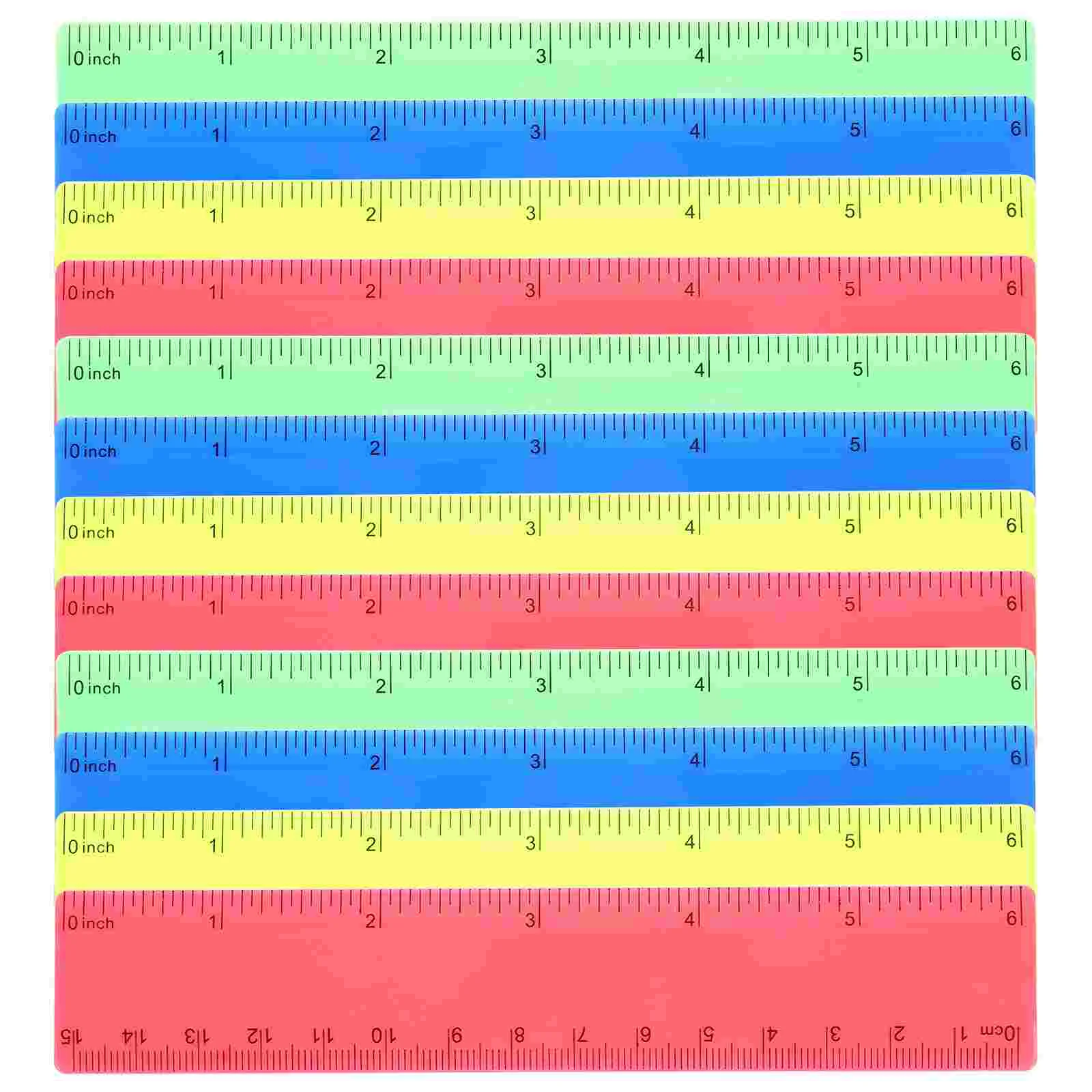 

20 шт. 15 см цветная линейка, новинка, цветные линейки, студенческий многофункциональный аксессуар, пластиковый многофункциональный прямой детский аксессуар