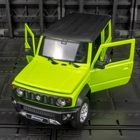 1:24 Suzuki Jimny Off Road SUV Alloy Metal Diecast Model Vehicle Sound & Light Collection Display Hobby Decoration Gifts For Boy