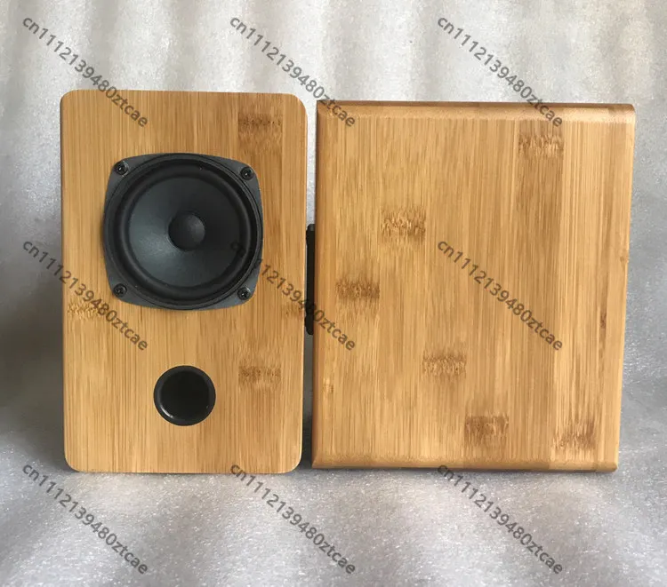 Bamboo Cabinet 3 Inch Full Range Passive Mini Speaker Neodymium Magnet Audiophile Tube Amp Matching 1 Pair