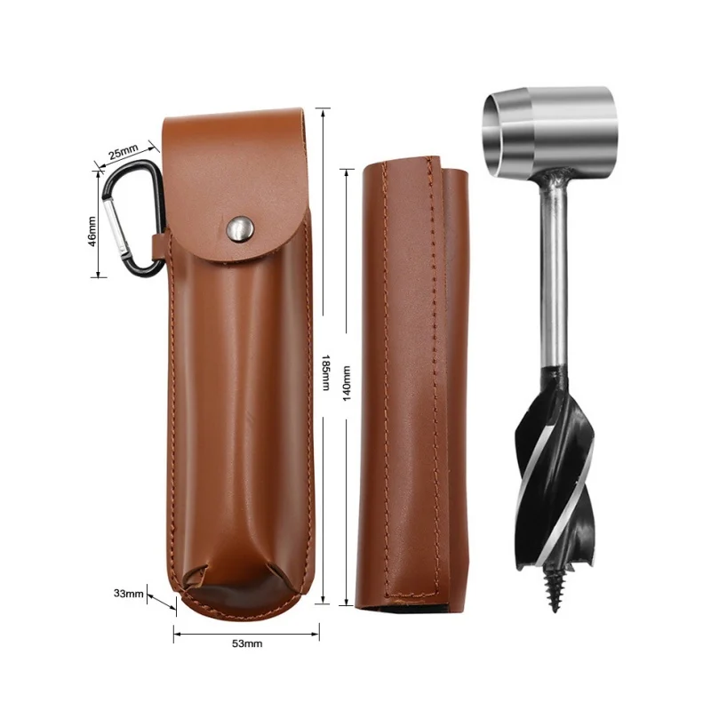 Outdoor survival drill bit, woodworking hand drill, camping support drill, drilling wood drilling tool set