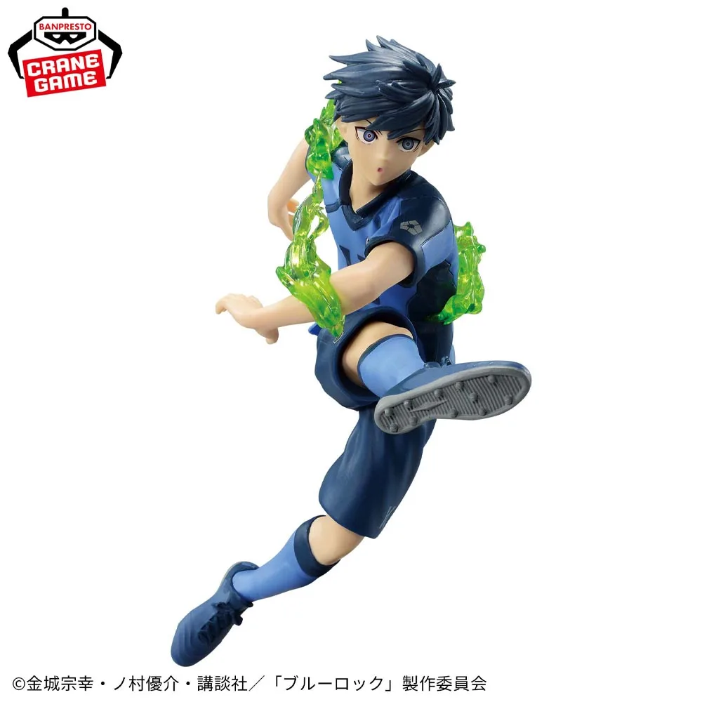 ฟิกเกอร์อนิเมะ Banpresto โมเดลบรรจุกล่องของแท้ล็อคสีฟ้า