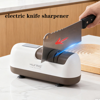 4-Stage Electric Knife Sharpener Professional Kitchen Knife & Scissors Sharpener Essential Kitchen Gadgets Accessories