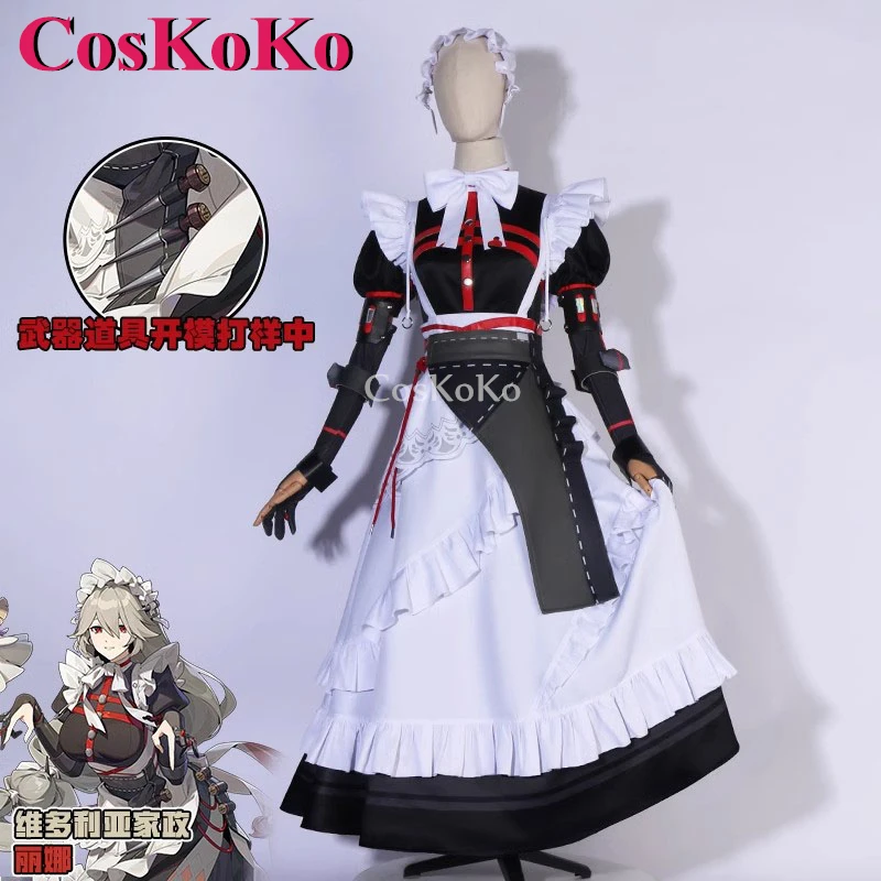 

CosKoKo Alexandrina Sebastiane Cosplay Game Zenless Zone Zero Costume Victoria Maid Dress Halloween Party Role Play Clothing New